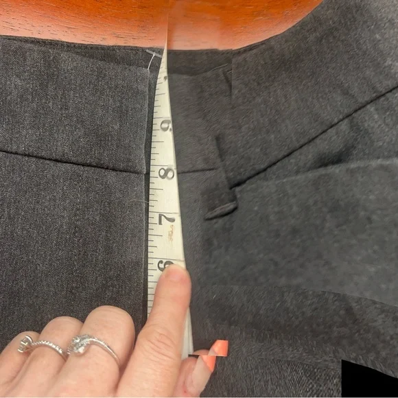 Loft Charcoal gray four pocket Women's Cropped Pants size 8 - Picture 12 of 16